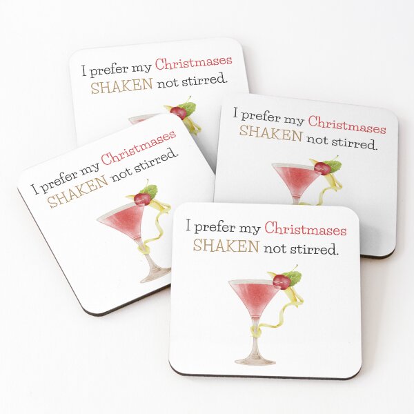 Item preview, I Prefer My Christmases Shaken Not Stirred designed and sold by Tracy Ayers.