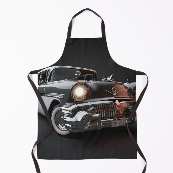 Item preview, Black & white classic car on a clean dark background designed and sold by OwnByCats.