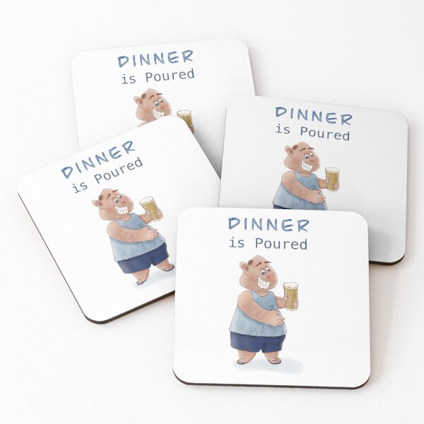 Item preview, Dinner is Poured Beer designed and sold by JulieSR.
