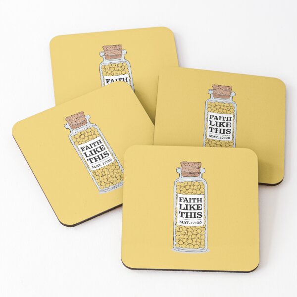 Item preview, Mustard Seed Bible Verse Illustration Matthew 17 20 Christian designed and sold by PassionFury.