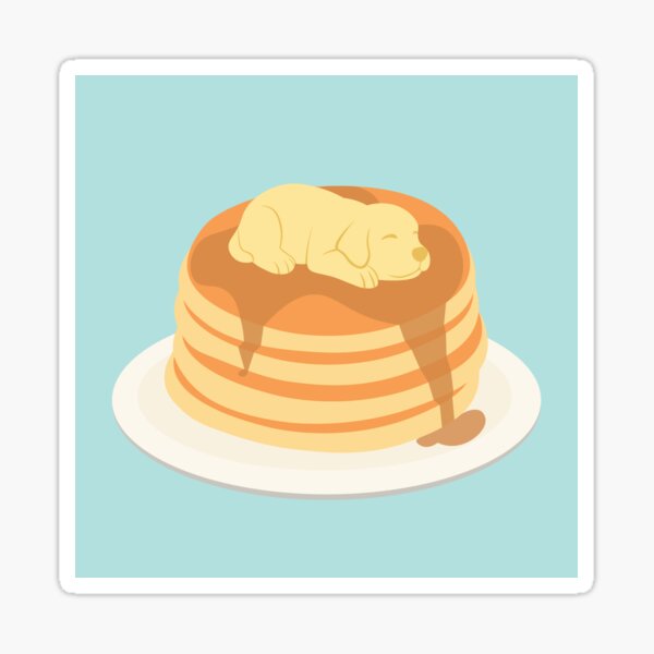 "Butter Dog" Sticker for Sale by tiatheodesign Redbubble