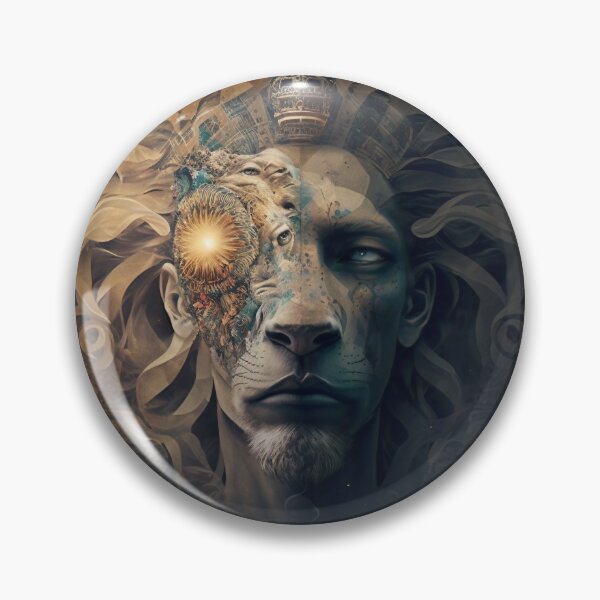 Item preview, Esoteric Wall Art, Metal Wall Art, Leo, Female, Male, Zodiacal Sign, Esoteric, Astrology, Fantasy, Mystery, Gift designed and sold by esoTeriko.