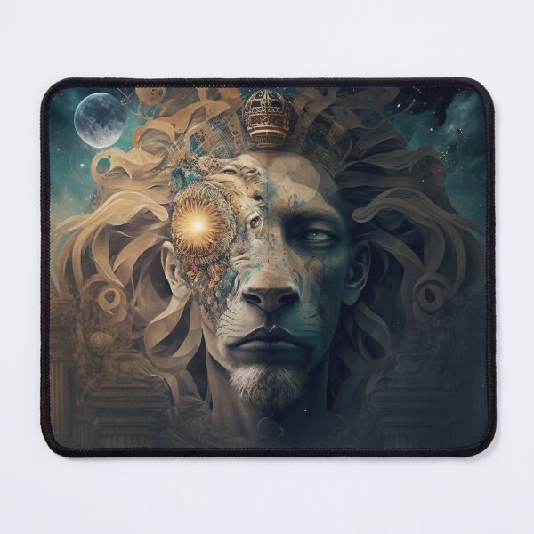 Item preview, Esoteric Wall Art, Metal Wall Art, Leo, Female, Male, Zodiacal Sign, Esoteric, Astrology, Fantasy, Mystery, Gift designed and sold by esoTeriko.