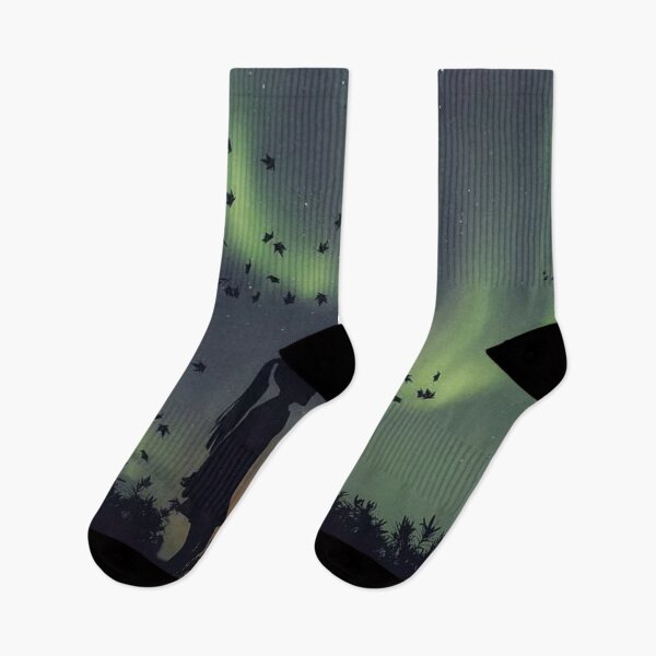 Item preview, Beautiful northern lights on the sky designed and sold by Durgaa D.