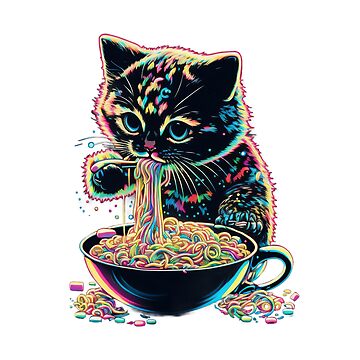Artwork thumbnail, Happy Raman Kitty by AwakenedSoul