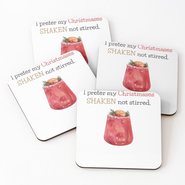 Item preview, I Prefer My Christmases Shaken Not Stirred designed and sold by Tracy Ayers.