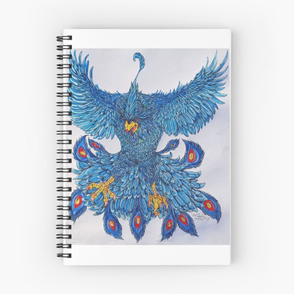 Item preview, Blue Flamed Phoenix designed and sold by Dax Stringer.