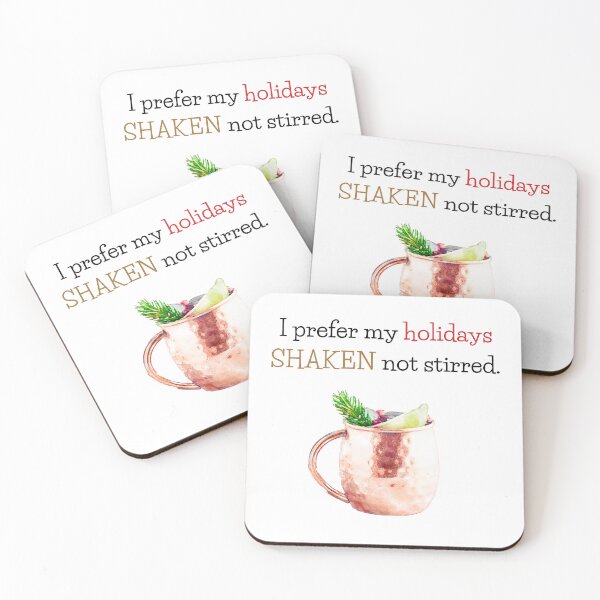 Item preview, I Prefer My Holidays Shaken Not Stirred designed and sold by Tracy Ayers.