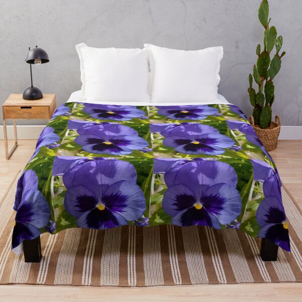 Item preview, Blue Pansy Photo designed and sold by Sarah Rajkotwala.