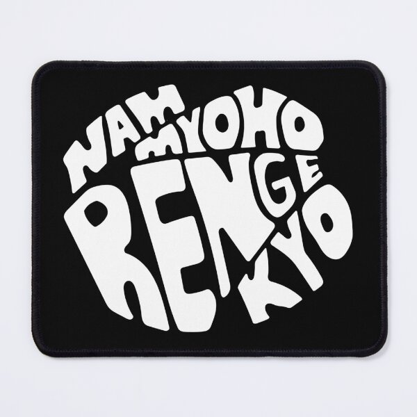 Item preview, Nam Myoho Renge Kyo Buddhist Mantra White designed and sold by wordznart.