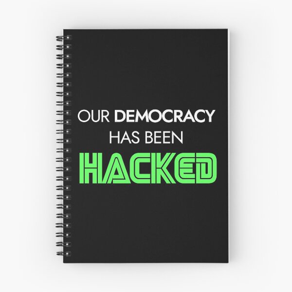 Item preview, Democracy Hacked - Green designed and sold by Essenti4lgoods.