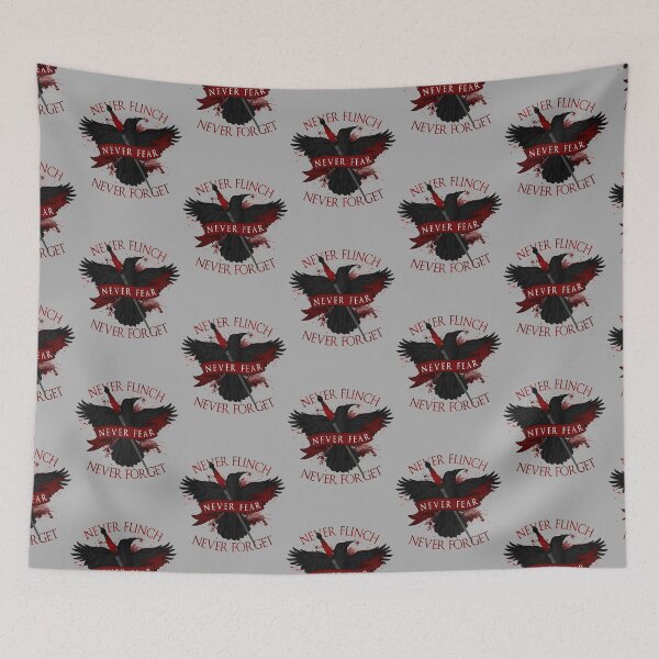 Item preview, 'Never Flinch, Never Fear, Never Forget' | Nevernight designed and sold by Zulfa Begum.