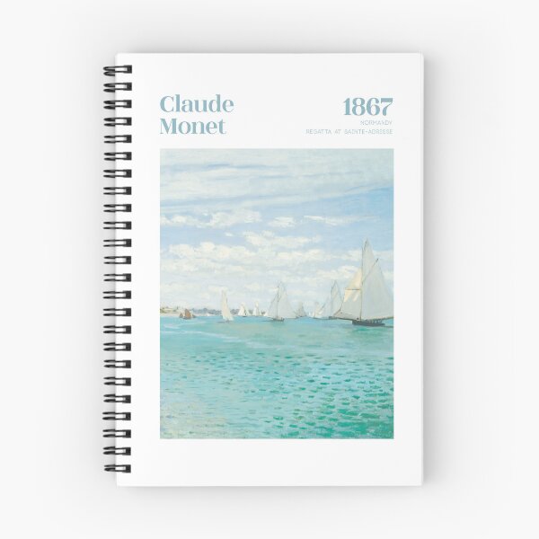 Item preview, Regatta at Sainte-Adresse by Claude Monet, Ocean Blue designed and sold by evermore-design.