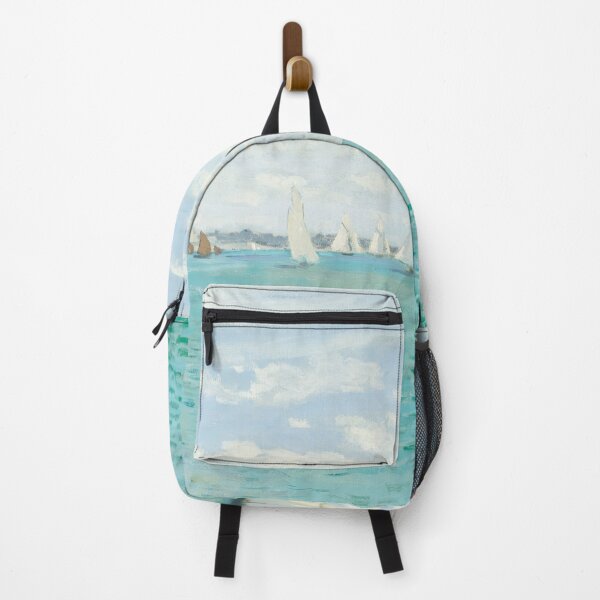 Item preview, Regatta at Sainte-Adresse by Claude Monet, Ocean Blue designed and sold by evermore-design.