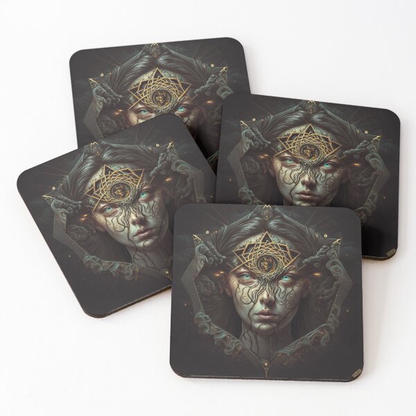 Item preview, Esoteric Wall Art, Metal Wall Art, Ophiuchus, Female, Zodiacal Sign, Esoteric, Astrology, Fantasy, Mystery, Gift designed and sold by esoTeriko.