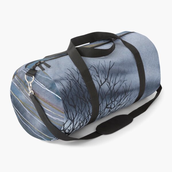 Item preview, Beautiful nature landscape, watercolor blue tree designed and sold by anaozzart.