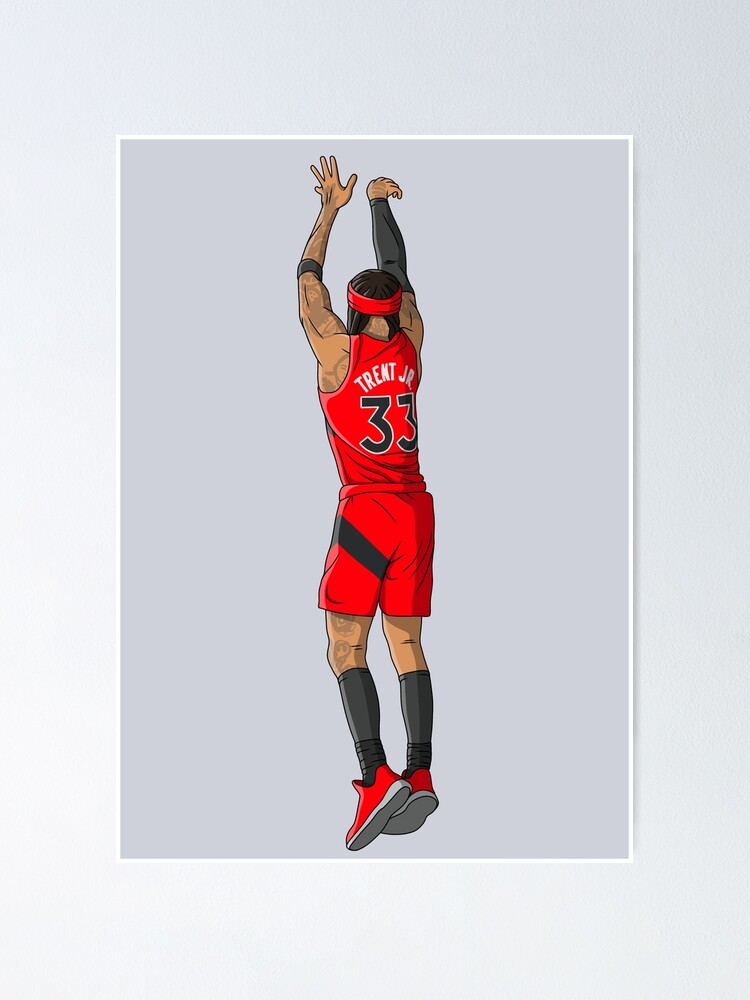 Gary Trent Jr Toronto Raptors Basketball Poster