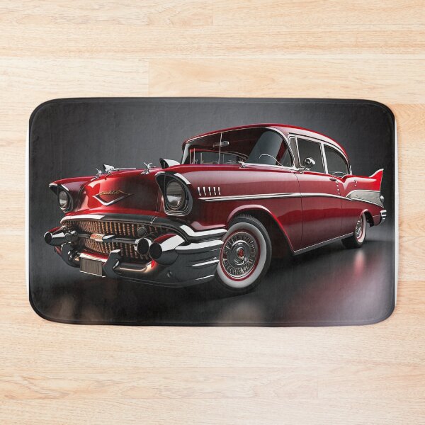 Item preview, Red beautiful vintage classic car on a clean background (side view) designed and sold by OwnByCats.