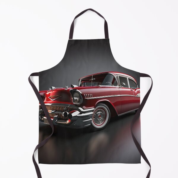 Item preview, Red beautiful vintage classic car on a clean background (side view) designed and sold by OwnByCats.