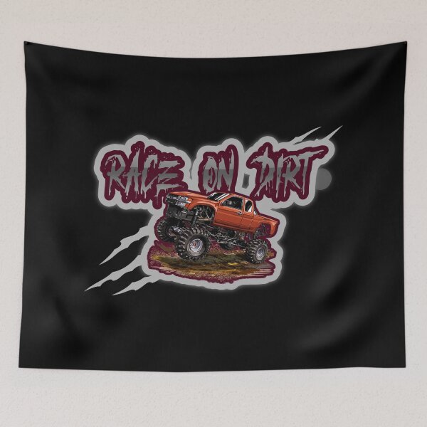 Item preview, Race On Dirt Brown Metallic Monster Truck designed and sold by darknessjeff86.