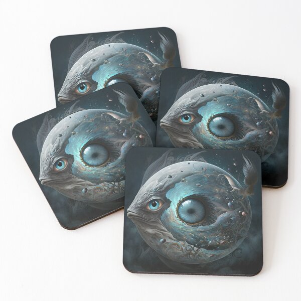 Item preview, Esoteric Wall Art, Metal Wall Art, Pisces, Female, Male, Zodiacal Sign, Esoteric, Astrology, Fantasy, Mystery, Gift designed and sold by esoTeriko.