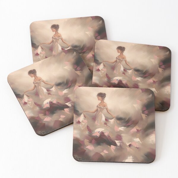 Artikelvorschau, Beautiful Girl in Abstract Dress entworfen und verkauft von BellasArtStudio.