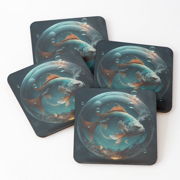 Item preview, Esoteric Wall Art, Metal Wall Art, Pisces, Female, Male, Zodiacal Sign, Esoteric, Astrology, Fantasy, Mystery, Gift designed and sold by esoTeriko.