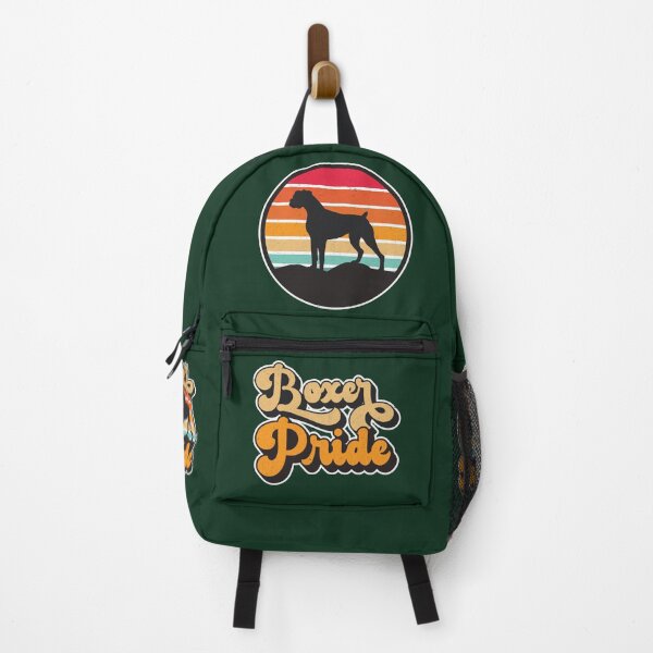 Item preview, Boxer Pride Retro Sunset Dog Silhouette Pet Design designed and sold by CRHPOD20.