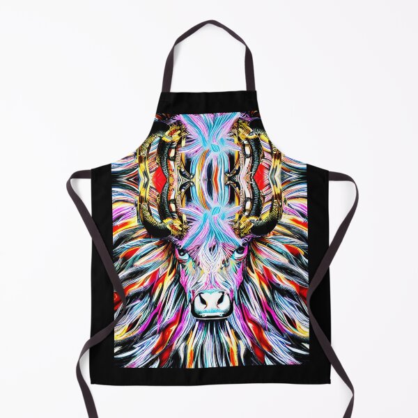 Item preview, Camargue Bull abstract painting designed and sold by Astralia.