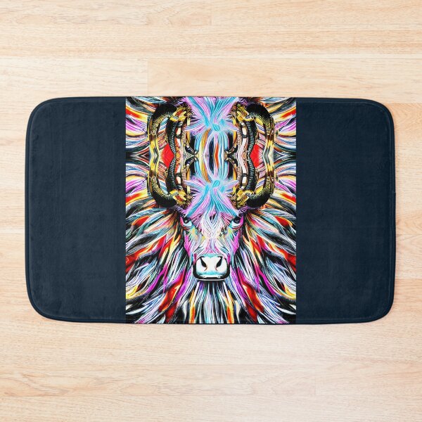 Item preview, Camargue Bull abstract painting designed and sold by Astralia.