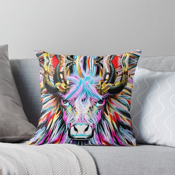 Item preview, Camargue Bull abstract painting designed and sold by Astralia.