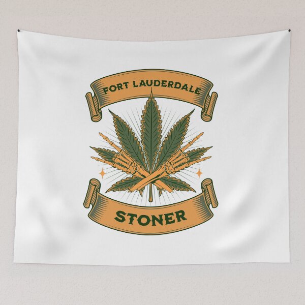 Item preview, Fort Lauderdale Stoner - Lauderdale Beach - Christmas Gift Idea For Florida Stoners  designed and sold by AlanPhotoArt.