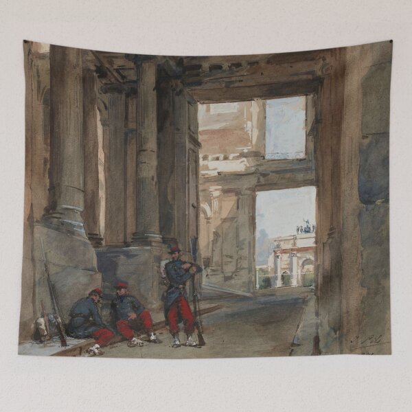 Item preview, Ruins of the Tuileries designed and sold by Twisted Wick.