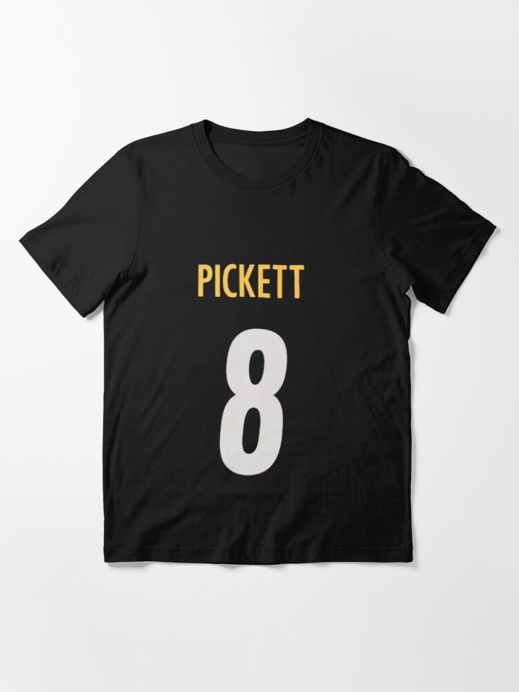 Kenny Pickett Pittsburgh Steelers Women's Gold Name & Number Logo Slim Fit  T-Shirt 