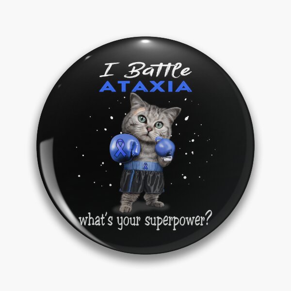 Item preview, Ataxia Warrior - I Battle Ataxia What Is Your Superpower? designed and sold by Jennpak.