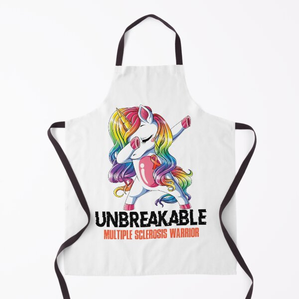 Item preview, Multiple Sclerosis Awareness - Unicorn Multiple Sclerosis Warrior Ribbon UNBREAKABLE designed and sold by Fernandezf.