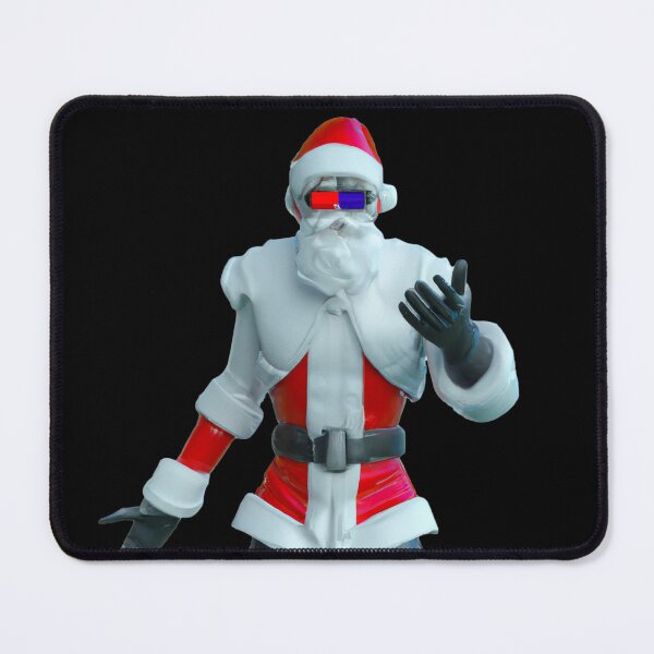 Item preview, Techno Santa sticker -- 3D designed and sold by glitchman2.