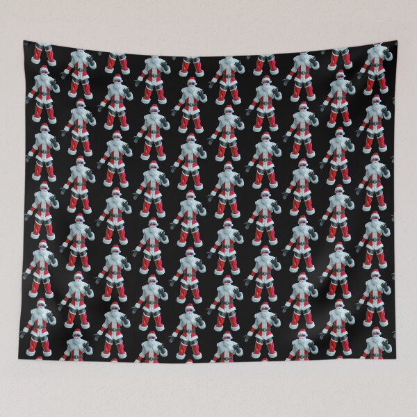 Item preview, Techno Santa sticker -- 3D  designed and sold by glitchman2.