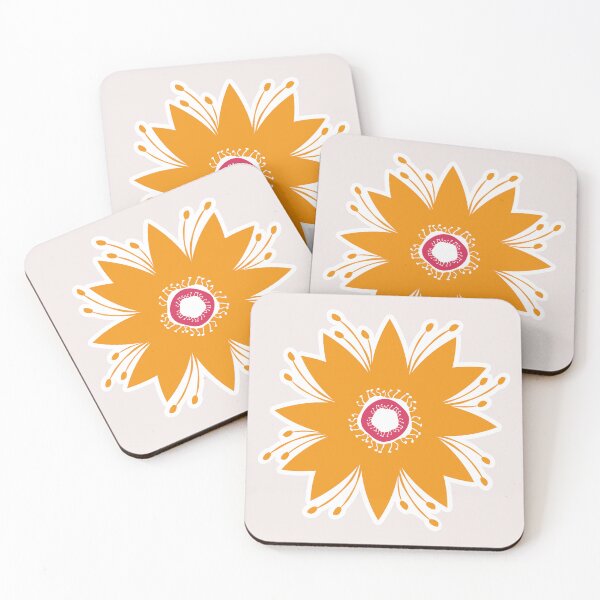 Item preview, Copy of Flower sticker, Sticker summer Blossom yellow designed and sold by Createya.