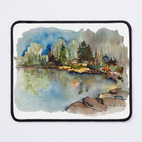 Item preview, Cabin on the Lake designed and sold by MiniMatisse.