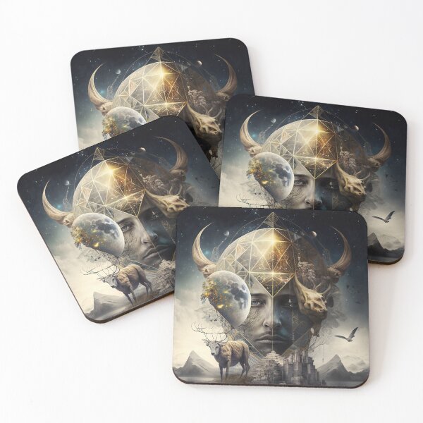 Item preview, Esoteric Wall Art, Metal Wall Art, Sagittarius, Female, Male, Zodiacal Sign, Esoteric, Astrology, Fantasy, Mystery, Gift designed and sold by esoTeriko.