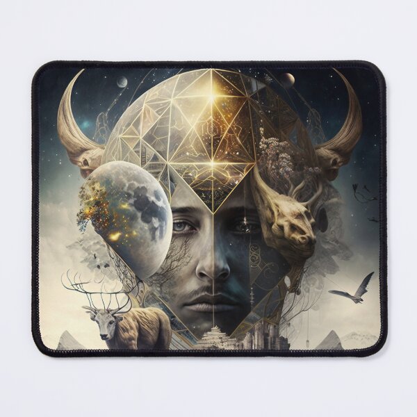 Item preview, Esoteric Wall Art, Metal Wall Art, Sagittarius, Female, Male, Zodiacal Sign, Esoteric, Astrology, Fantasy, Mystery, Gift designed and sold by esoTeriko.