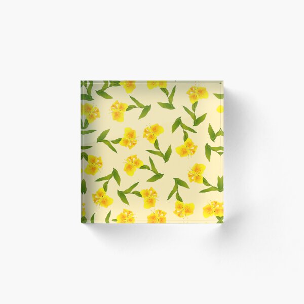 Item preview, Canna Lily Floral Pattern - Yellow Flowers designed and sold by isakab.