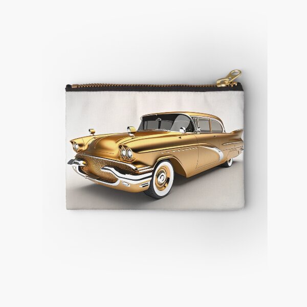 Item preview, Gold classic car on a clean white background designed and sold by OwnByCats.