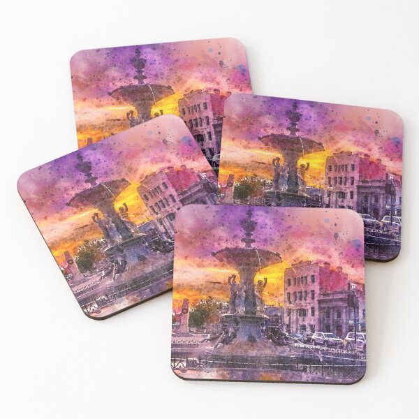 Item preview, Sunset at View Point - Artists Watercolor and Sketch - Bendigo, Victoria designed and sold by Steven Jodoin.