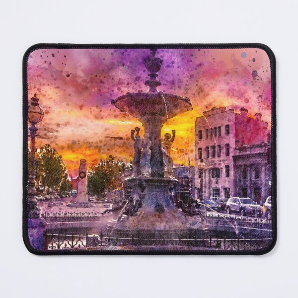 Item preview, Sunset at View Point - Artists Watercolor and Sketch - Bendigo, Victoria designed and sold by Steven Jodoin.