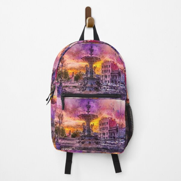 Item preview, Sunset at View Point - Artists Watercolor and Sketch - Bendigo, Victoria designed and sold by Steven Jodoin.