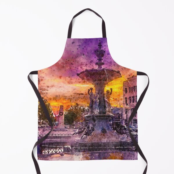 Item preview, Sunset at View Point - Artists Watercolor and Sketch - Bendigo, Victoria designed and sold by Steven Jodoin.