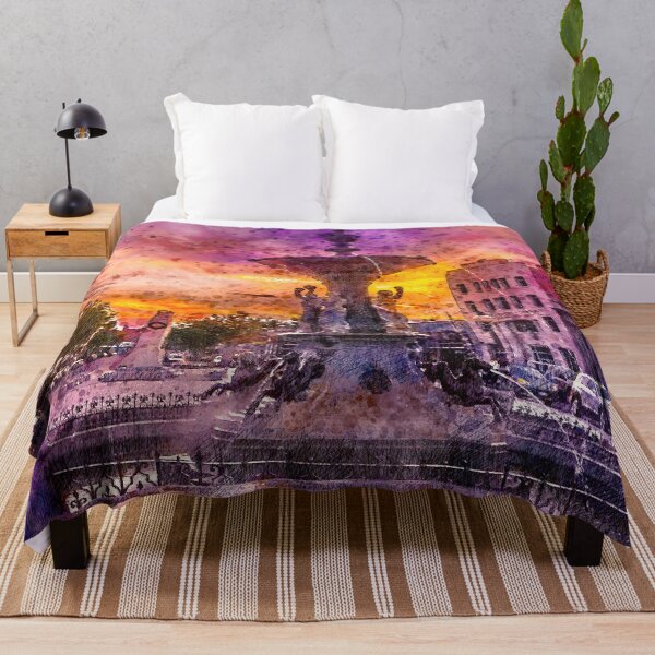 Item preview, Sunset at View Point - Artists Watercolor and Sketch - Bendigo, Victoria designed and sold by Steven Jodoin.