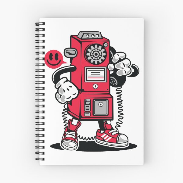 Item preview, Vintage Telephone Cartoon Character  designed and sold by ThatMerchStore.